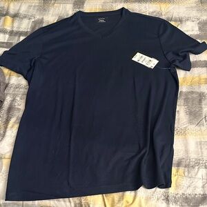 Alfani Deep Blue V-Neck Tee